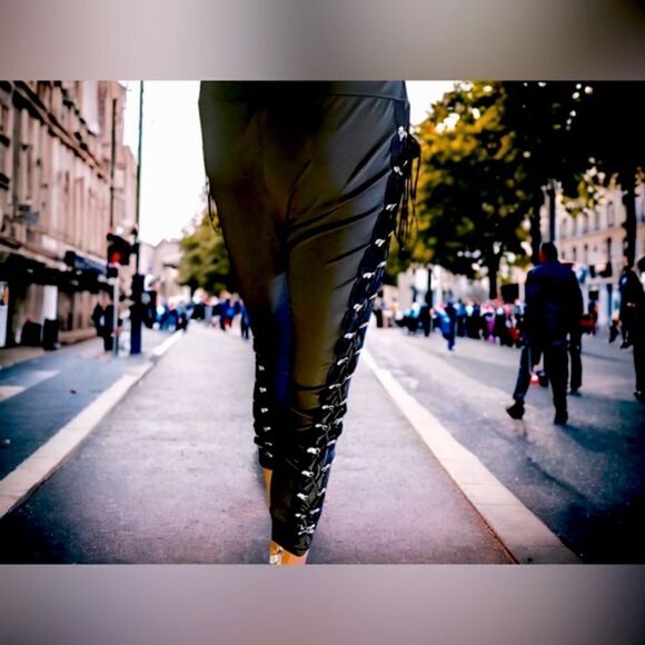 Stretchy l Petite l Lace-up l Leggings, Bottoms, Pants l New - Picture 3 of 11